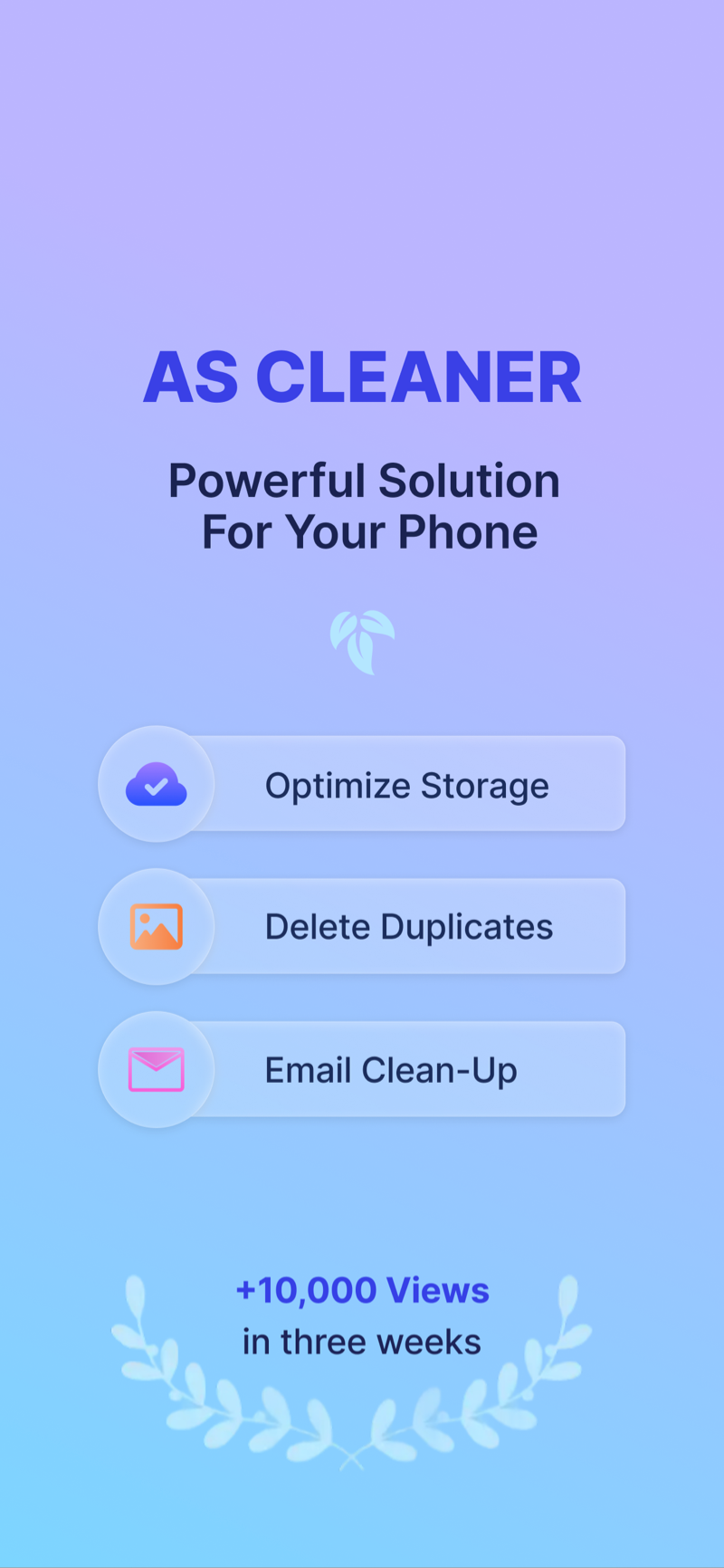 Cleanup App Screenshot